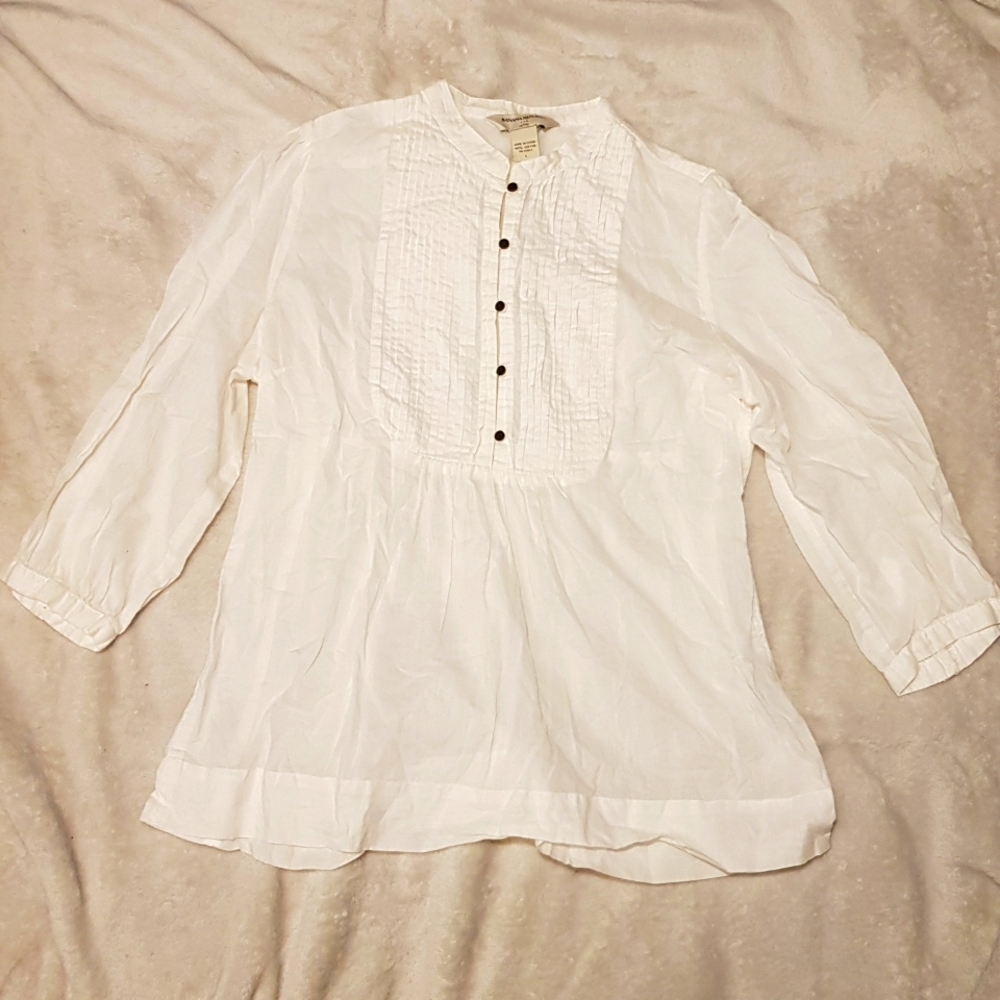 Banana Republic White Blouse
